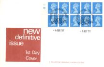 06.08.1991
Window: Colour Change: 10 x 2nd perfs all round
New Definitive Issue
Royal Mail/Post Office