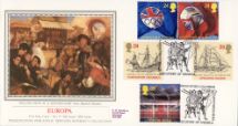 07.04.1992
Europa 1992
Spanish Fair
Pres. Philatelic Services, Sotheby Silk No.77