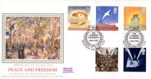 02.05.1995
Peace and Freedom
Armistice Day 1918
Pres. Philatelic Services, Sotheby Silk No.104