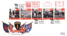 06.06.1994
D-Day 50th Anniversary
Flags of British Forces and SHEAF crest
Royal Mail/Post Office