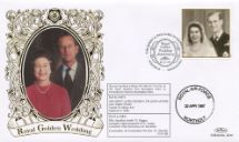 13.11.1997
Golden Wedding
The Queen & Prince Philip
Benham, 1997 Small Silk No.35