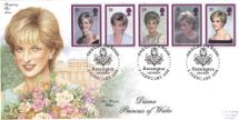 03.02.1998
Diana, Princess of Wales
England's Rose - Crayon Portrait
Fourpenny Post