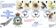 20.01.1998
Endangered Species
Squadrons of the Royal Air Force
Forces, RAF FDC No.53