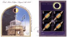 11.08.1999
Solar Eclipse: Miniature Sheet
Smeaton's Light at St Ives
Fourpenny Post