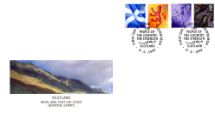 08.06.1999
Scotland 2nd, 1st, E, 64p
Scottish Fells
Royal Mail/Post Office