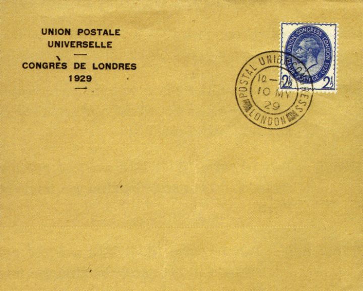 Postal Union Congress, Display Cover