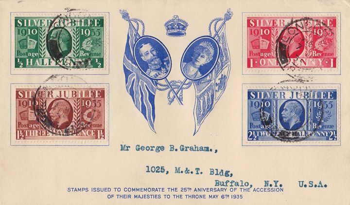 King George V Silver Jubilee, King & Queen