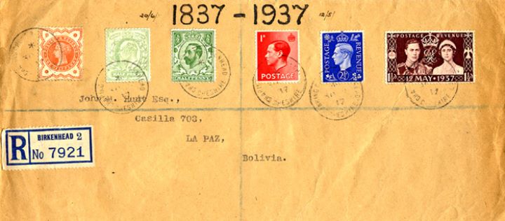 Kings and Queens, Stamps from each Reign