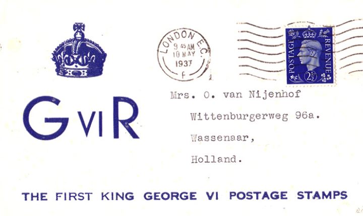 KGVI: 1/2d, 1d, 2 1/2d, G VI R plus Crown