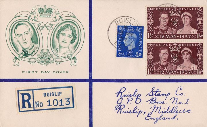 King George VI Coronation, King & Queen