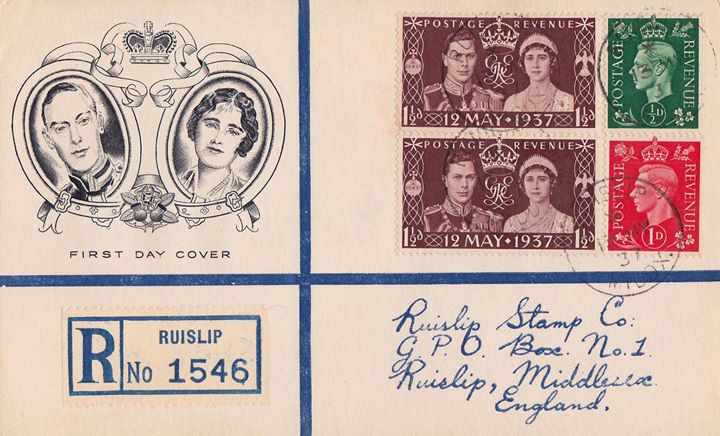 King George VI Coronation, King & Queen