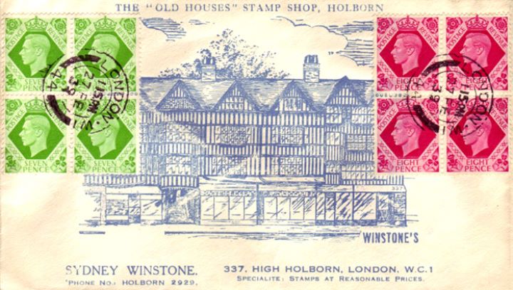 KGVI: 7d & 8d, Winstones Stamp Dealers