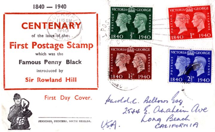 Postage Stamp Centenary, Postman