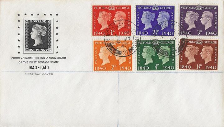 Postage Stamp Centenary, Penny Black