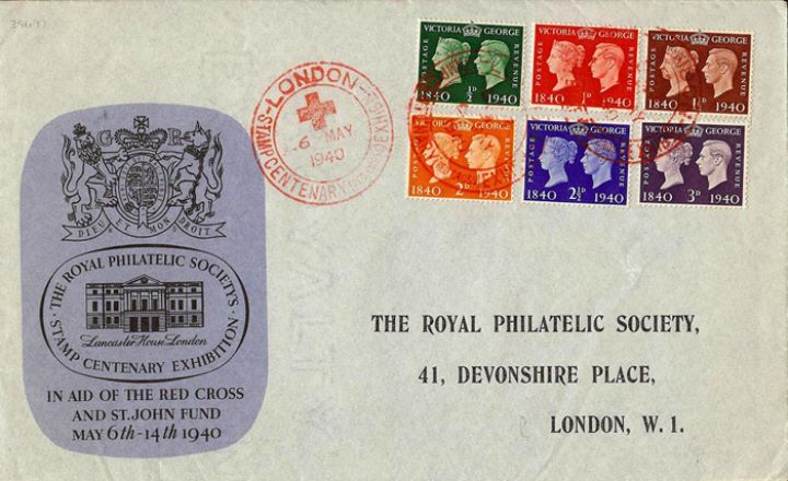 Postage Stamp Centenary, Royal Philatelic Society