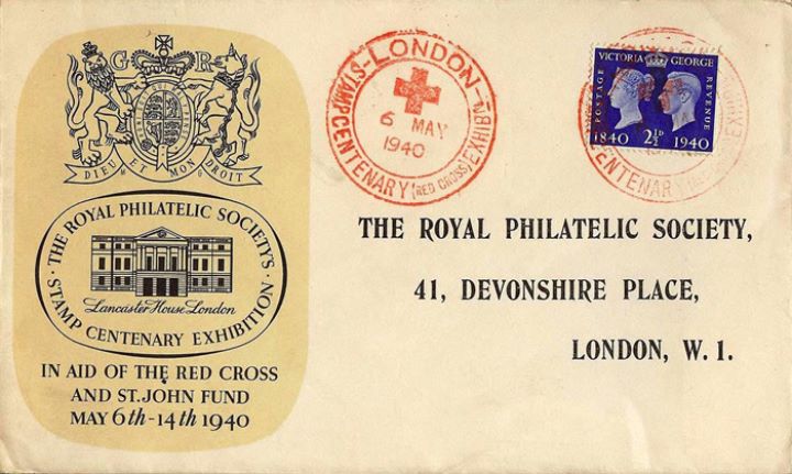 Postage Stamp Centenary, Royal Philatelic Society