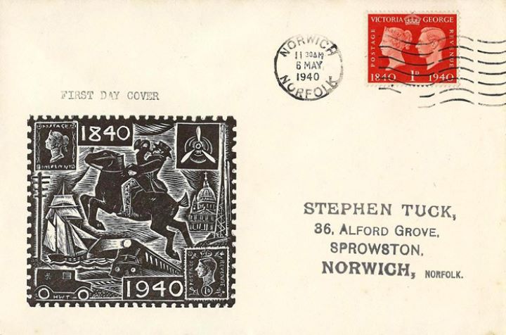 Postage Stamp Centenary, Delivering the Mails