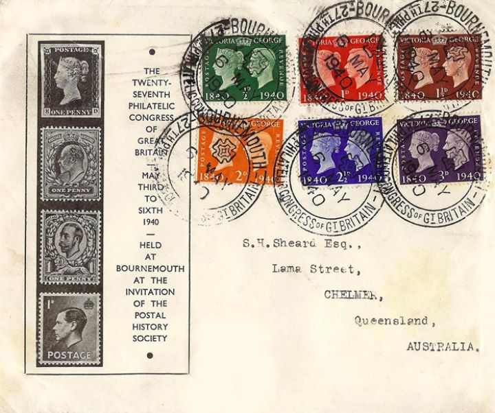 Postage Stamp Centenary, Four Reigns