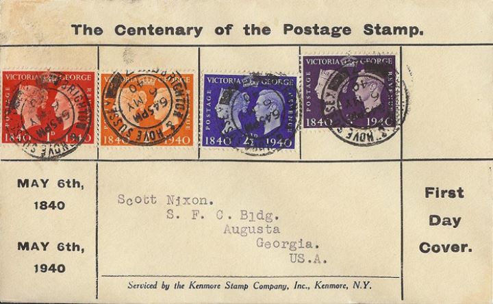 Postage Stamp Centenary, Kenmore Stamp Company