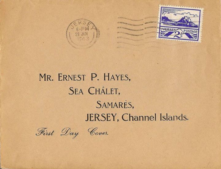 Jersey 2 1/2d (Views), Plain Cover