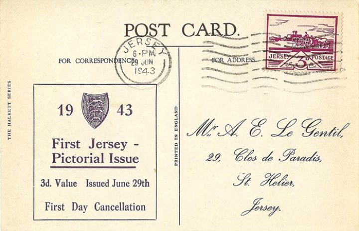 Jersey 3d (Views), Post Card