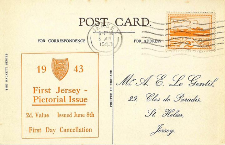 Jersey 2d (Views), Post Card