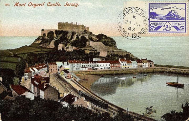 Jersey 2 1/2d (Views), Mont Orgueil Castle