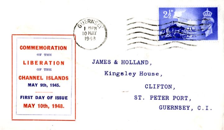 Channel Islands Liberation, Display pair of covers