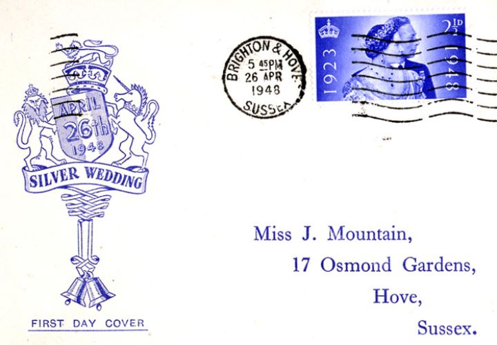 Silver Wedding 1948, Heraldic Design