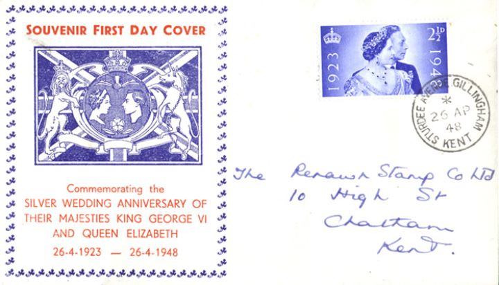 Silver Wedding 1948, Heraldic & Union Jack