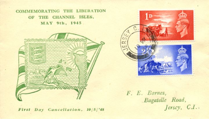 Channel Islands Liberation, Union Jack & Island Emblems