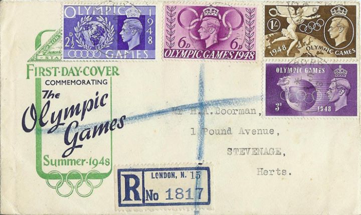 Olympic Games 1948, North Herts Stamp Club