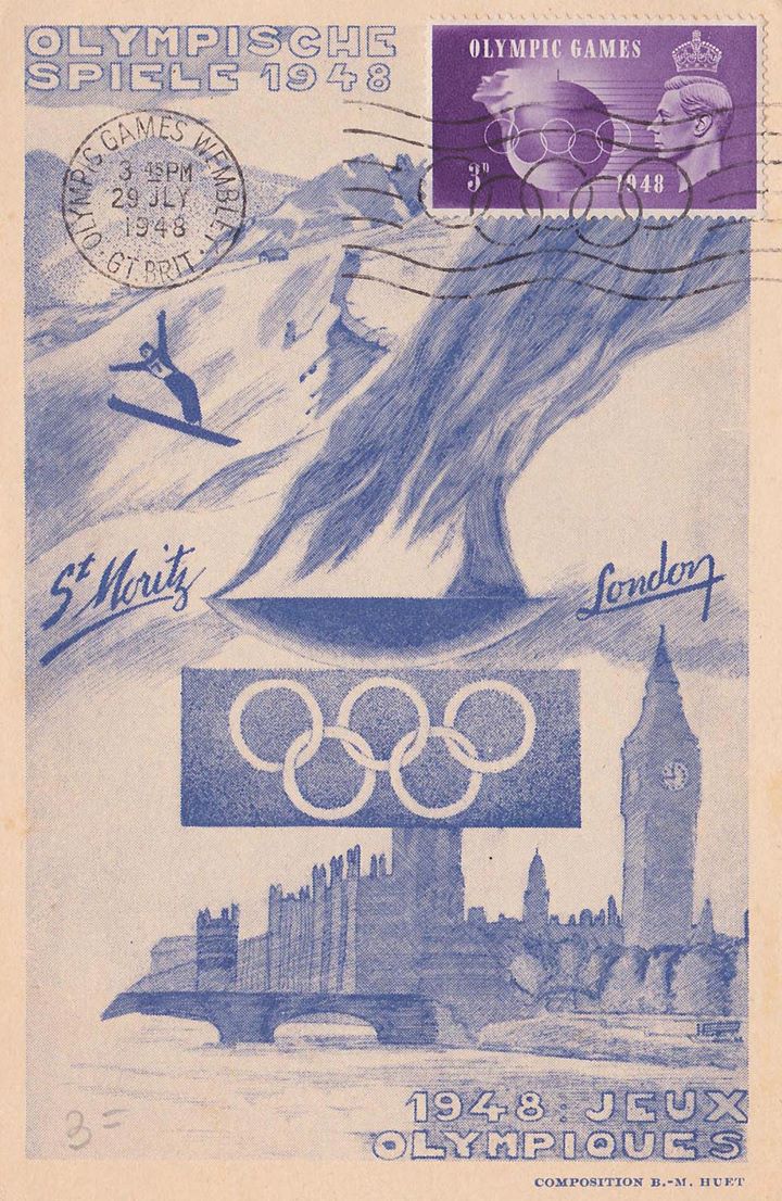 Olympic Games 1948, St Moritz - London