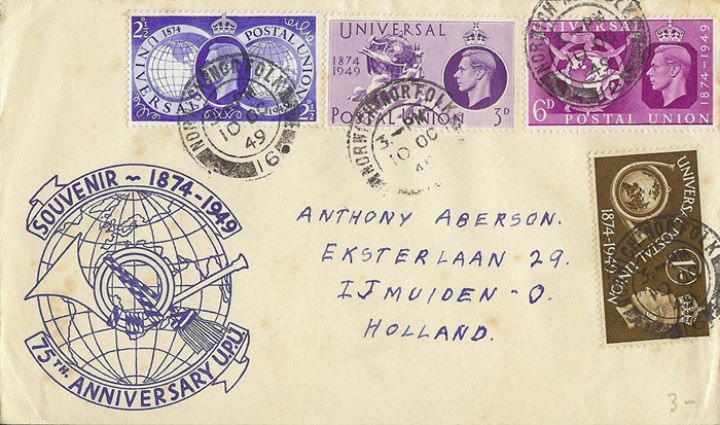 Universal Postal Union, Post Horn on Globe