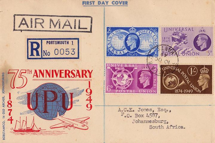 Universal Postal Union, Plane and ship