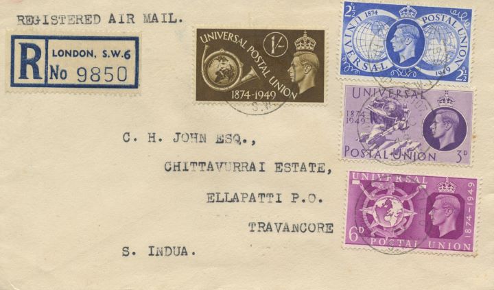 Universal Postal Union, Plain Covers