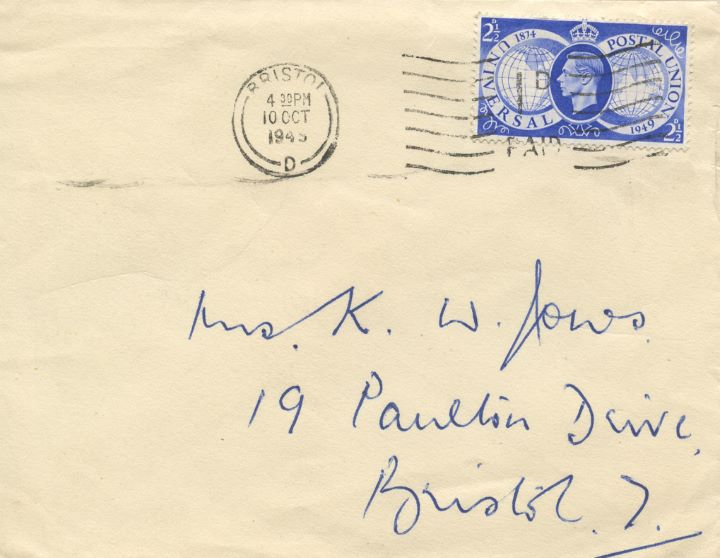 Universal Postal Union, 1d Paid Postmark