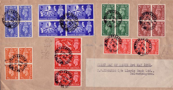 KGVI: Definitives Colour Change, Plain cover