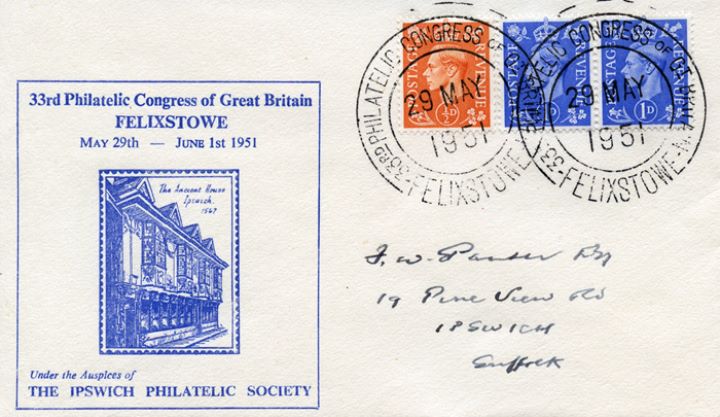 33rd Philatelic Congress, Ancient House Ipswich