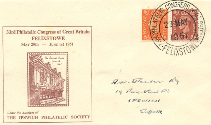 33rd Philatelic Congress, Ancient House Ipswich