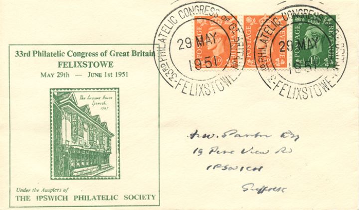 33rd Philatelic Congress, Ancient House Ipswich