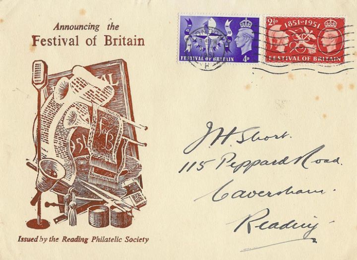 Festival of Britain, Reading Philatelic Society