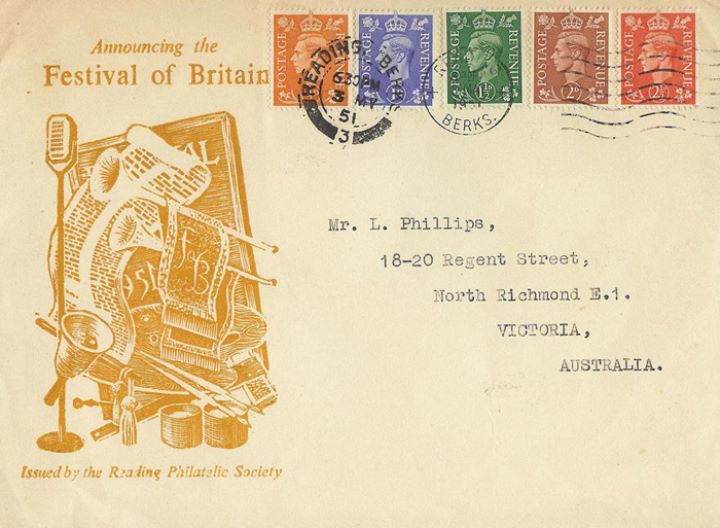 KGVI: Definitives Colour Change, Reading Philatelic Society