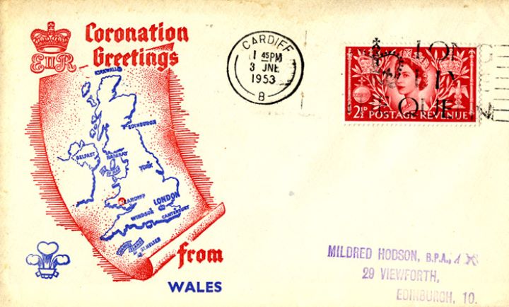 Elizabeth II Coronation, Greetings from Wales