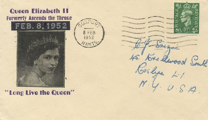 Elizabeth II Coronation, Formal Accession Cover