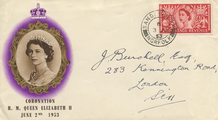 Elizabeth II Coronation, Sandringham Postmark