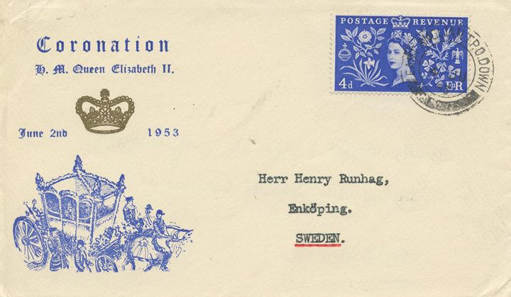 Elizabeth II Coronation, TPO Postmark