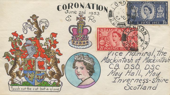 Elizabeth II Coronation, 'Touch not the cat bot a glove'