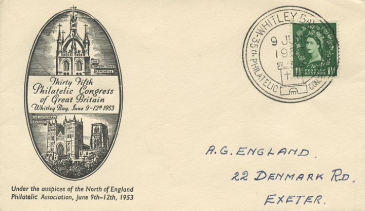 35th Philatelic Congress, Durham Cathedral