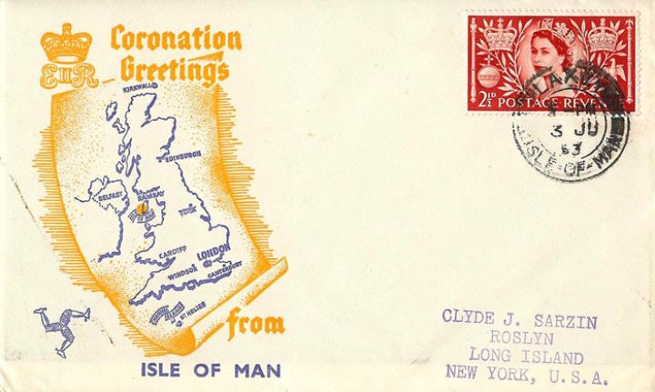 Elizabeth II Coronation, Greetings from the Isle of Man